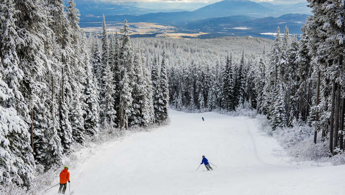 Skiing at Kimberley Alpine Resort